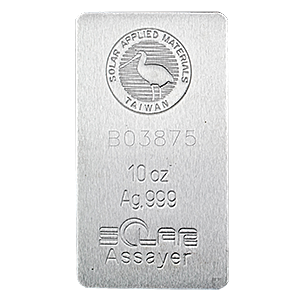 Silver Solar Bar - 10 Oz